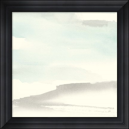 Framed Teal Sky II Print