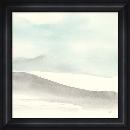Framed Teal Sky I Print