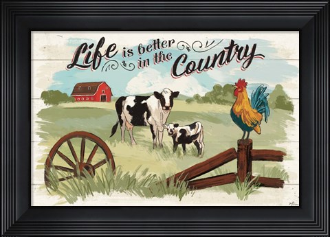 Framed Farm Life I Print