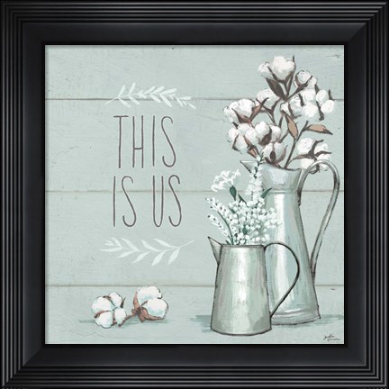 Framed Blessed V Mint This is Us Print