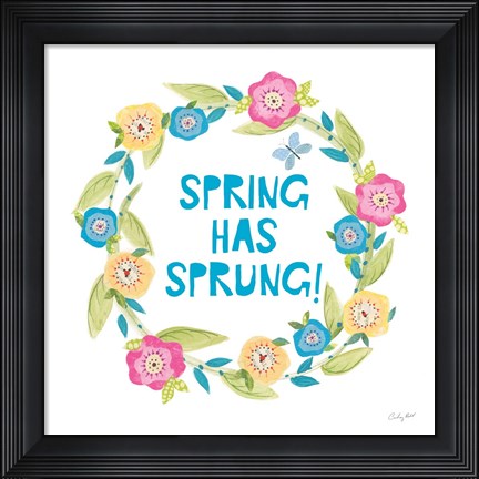 Framed Spring Has Sprung II Print