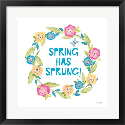 Framed Spring Has Sprung II Print