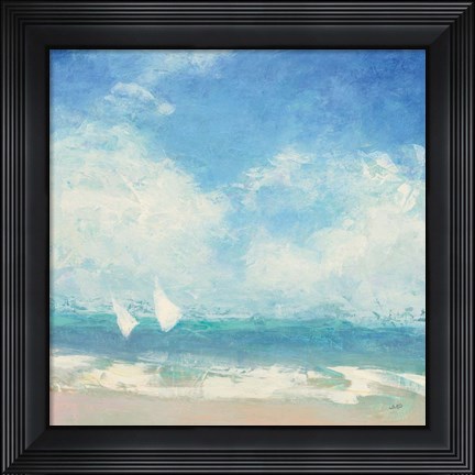 Framed Rounding the Buoy Print