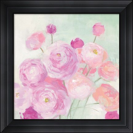 Framed Soft Ranunculus Print