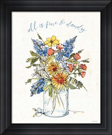 Framed Texas Bluebonnet II Print