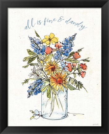 Framed Texas Bluebonnet II Print