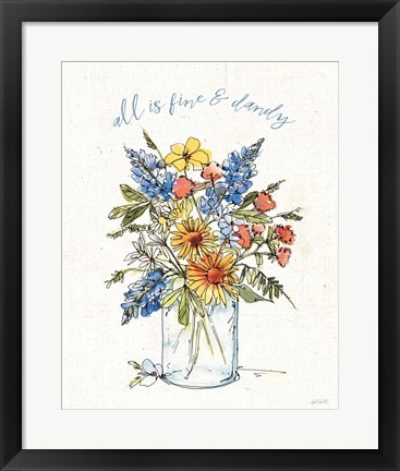 Framed Texas Bluebonnet II Print