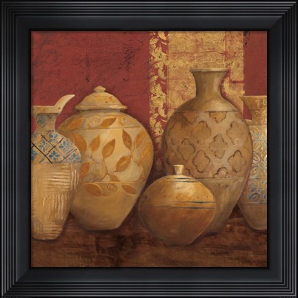 Framed Aegean Vessels Spice Extra Vessel Crop Print