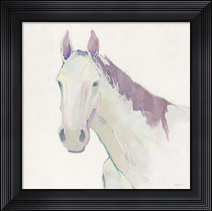 Framed Horace Neutral Dark Mane Print