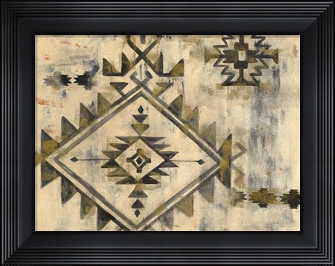 Framed Southwest Design VI Print