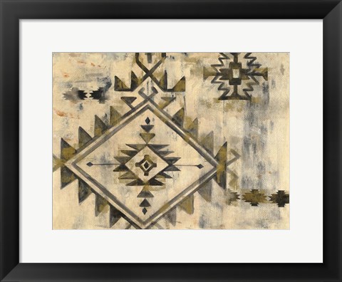 Framed Southwest Design VI Print