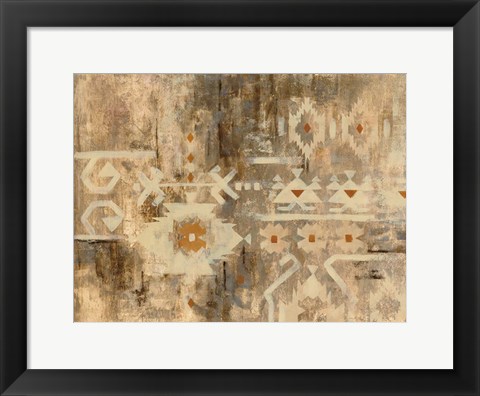 Framed Southwest Design III Print