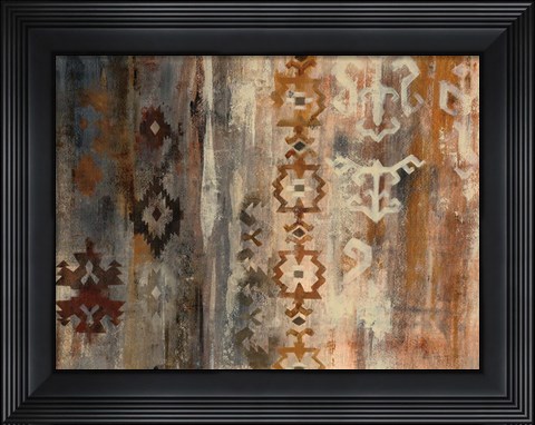 Framed Southwest Design II Print