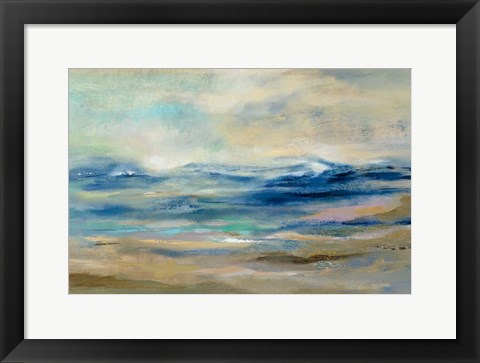 Framed Whispering Wave Print