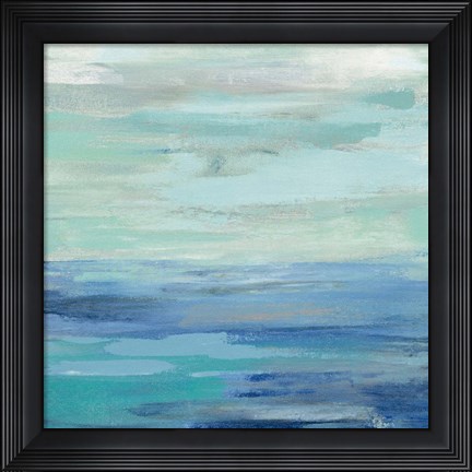 Framed Sunset Beach II no Orange Print