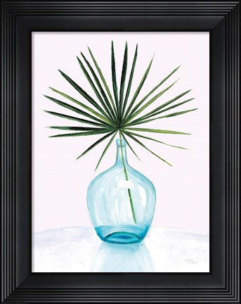 Framed Statement Palms I v2 Print