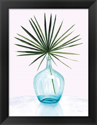 Framed Statement Palms I v2 Print