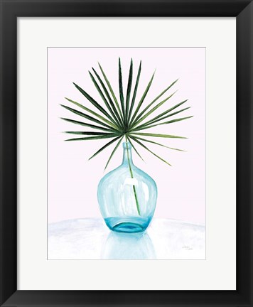 Framed Statement Palms I v2 Print