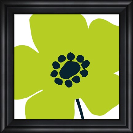 Framed Pop Art Floral IV Print