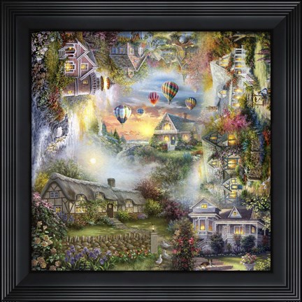 Framed Nicky&#39;s Haven Print