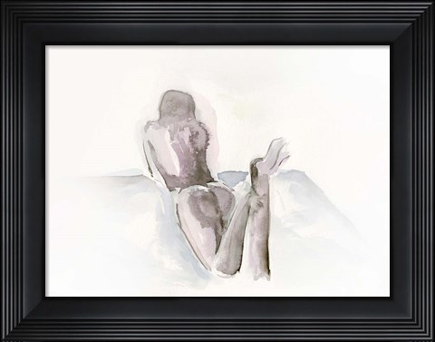 Framed Watercolour Nude 1 Print