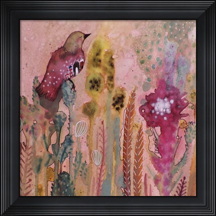 Framed Juste Avant Print