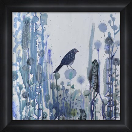 Framed L'heure Bleue Print