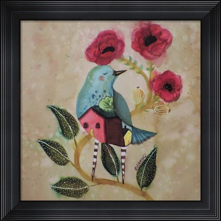 Framed Les Pavots Print