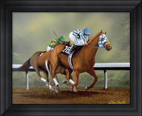 Framed Let Him Go Print