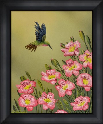 Framed Pretty in Pink Print
