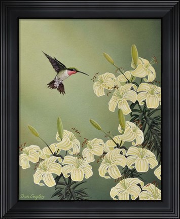 Framed Spring Lilies Print