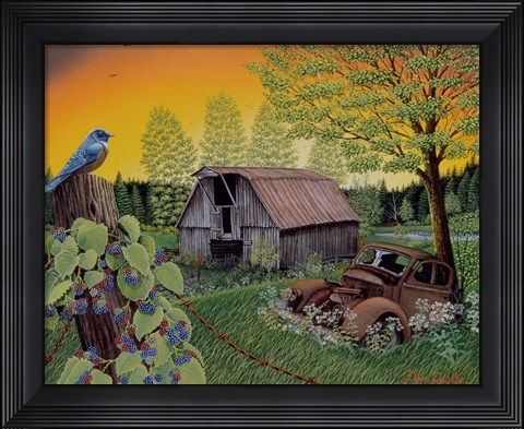 Framed Time Gone By Print