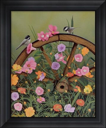 Framed Vintage Garden Print