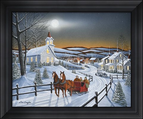 Framed Winter Dreams Print