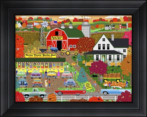 Framed Autumn Harvest Print