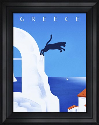 Framed Greece Print