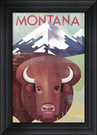 Framed Montana Print