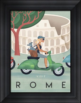 Framed Rome Print