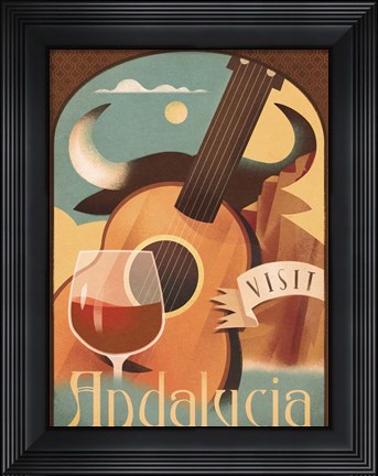 Framed Spain Print