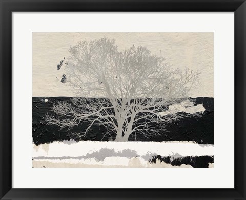 Framed Silver Tree Print