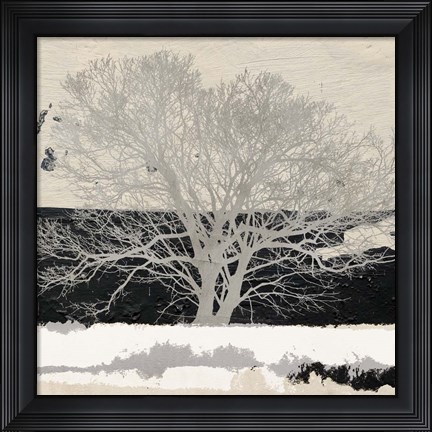 Framed Silver Tree (detail) Print