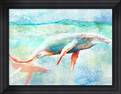 Framed Seas of Serenity Print