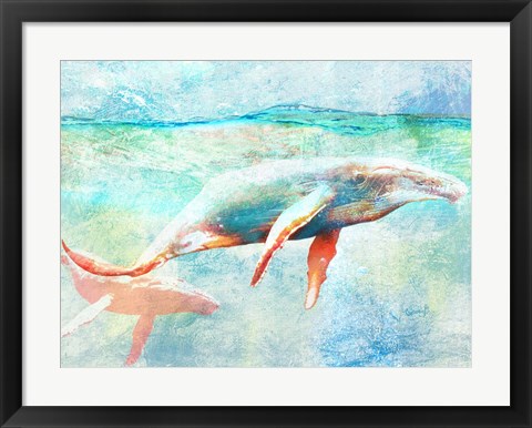 Framed Seas of Serenity Print