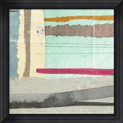 Framed Straight Away II Print