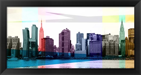 Framed Heart of a City Print