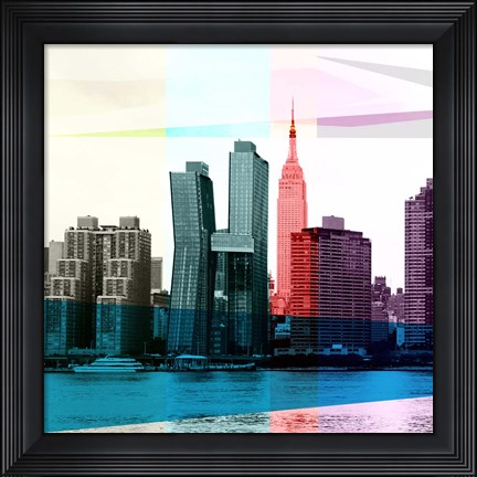 Framed Heart of a City I Print