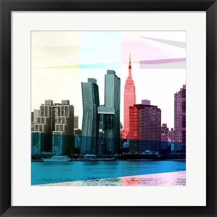 Framed Heart of a City I Print