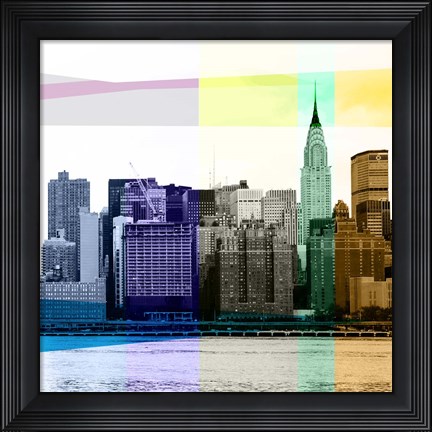 Framed Heart of a City II Print