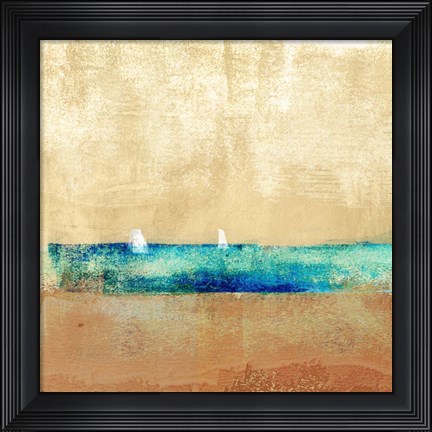Framed Coast Line Print