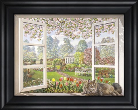 Framed Giardino Italiano Print